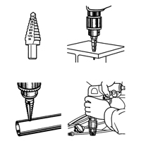 Step Drills, 1/32" Increments Pryde Industrial Inc.