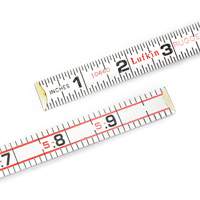 R&egrave;gle en bois pliante, 6' lo, Bois, Graduations de 1/6" Pryde Industrial Inc.