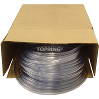 Tubing, Air/Water, 0.625" OD x 100' L, PVC, Clear, 30 PSI @ 20°C Pryde Industrial Inc.