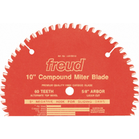 TCS Sliding Compound Mitre Blades Industrial Blades, 10", 60 Teeth, Wood Use Pryde Industrial Inc.