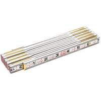 R&egrave;gle de maçon Red End, 6' lo, Bois, Graduations de 1/16" Pryde Industrial Inc.