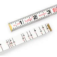 R&egrave;gle de maçon Red End, 6' lo, Bois, Graduations de 1/16" Pryde Industrial Inc.
