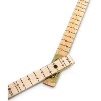 R&egrave;gle de maçon surdimensionn&eacute; Red End, 6' lo, Bois, Graduations de 1/16" Pryde Industrial Inc.