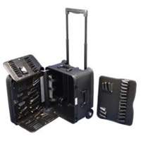 Trousse d'outils de service mobile sur 2 roues, 16-3/4" la x 13-1/2" p x 20" h, Noir Pryde Industrial Inc.