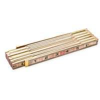 R&egrave;gle Red End avec deux rallonges de r&egrave;gle &agrave; glissi&egrave;re de 6", 6' lo, Bois, Graduations de 1/16" Pryde Industrial Inc.