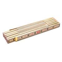 R&egrave;gle pliante, 6' lo, Bois, Graduations de 1/16" Pryde Industrial Inc.