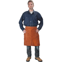 Tablier en cuir, Taille, 24" lo, Lava Brown Pryde Industrial Inc.