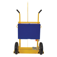 Welding Cylinder Torch Cart, Pneumatic Wheels, 24" W x 19-1/2" L Base, 500 lbs. Pryde Industrial Inc.