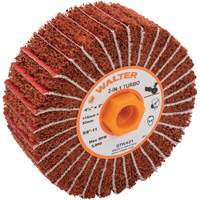 Two-In-One Turbo Drums, 4-1/2" Dia. x 2" W, 5/8"-11 Arbor, 60 Grit Pryde Industrial Inc.