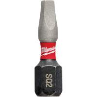 Shockwave Impact Insert Bit, Square, #2, 1/4" Drive Pryde Industrial Inc.