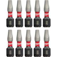Shockwave Impact Insert Bits, Square, #2, 1/4" Drive Pryde Industrial Inc.