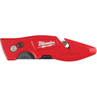 Fastback Flip Utility Knife, 2" Blade, Carbon Steel Blade, Metal Handle Pryde Industrial Inc.