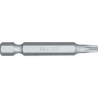 Screwdriver Bit, Torx, T-25 Tip, 1/4" Drive Size, 4-4/5" Length Pryde Industrial Inc.