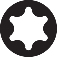 Sixpac Plus Multi-Bit Screwdriver -Replacement Bit, Torx, 6, 1/4" Drive Pryde Industrial Inc.