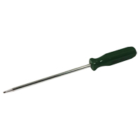 Square Screwdriver, #1 Tip, Round, 12-1/4" L, Plastic Handle Pryde Industrial Inc.