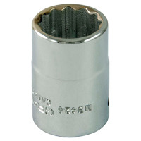 Douille, 24 mm, Prise 3/4", 12 pans Pryde Industrial Inc.