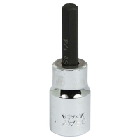 Bit Socket, 1/4" x 2-3/10" L, 3/8" Drive Pryde Industrial Inc.