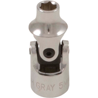 Douille cardan, Prise 1/4"/6 mm, 6 pans Pryde Industrial Inc.