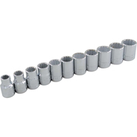 Jeu de douilles, 11 Mcx, Prise de 3/8" Pryde Industrial Inc.
