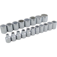 Jeu de douilles, 19 Mcx, Prise de 3/8" Pryde Industrial Inc.