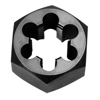 Hex Rethreading Die Nut, 2"/1" Dia., 3/4"-14 Thread, Carbon Steel/Chromium Steel Pryde Industrial Inc.