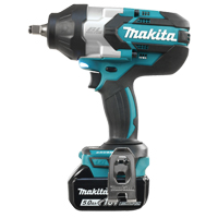 Cordless High Torque Impact Wrench Kit, 18 V, 1/2" Socket Pryde Industrial Inc.