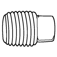 Pipe Plugs (Square Head), 1/8" Dia., Brass Pryde Industrial Inc.