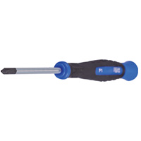 Tournevis Phillips de pr&eacute;cision, #00, 5" l, Prise Coussin&eacute;e Pryde Industrial Inc.