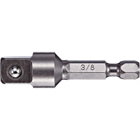 Adaptateur et rallonge, 1/4" Prise, Dimension m&acirc;le 3/8", Sph&eacute;rique, 2" lo Pryde Industrial Inc.