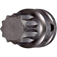 Embout &agrave; ins&eacute;rer, Triple carr&eacute;, 5 x 3/4" lo, Prise 1/4" Pryde Industrial Inc.