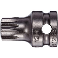 Embout &agrave; ins&eacute;rer, Triple carr&eacute;, 5 x 1" lo, Prise 3/8" Pryde Industrial Inc.