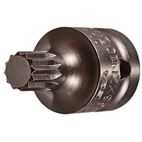 Embout &agrave; ins&eacute;rer, Triple carr&eacute;, 6 x 1-1/2" lo, Prise 1/2" Pryde Industrial Inc.