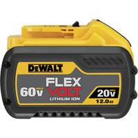 FlexVolt&reg; Max Battery, Lithium-Ion, 20 V/60 V, 12 Ah Pryde Industrial Inc.