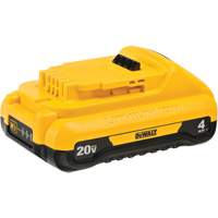 Max* Compact Battery Pack, Lithium-Ion, 20 V, 4 Ah Pryde Industrial Inc.
