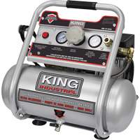 Compresseur &agrave; air sans huile, &eacute;lectrique, 2 gal. (2,4 gal. US), 125 PSI, 120/1 V Pryde Industrial Inc.