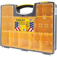 Deep Professional Organizer, 17-1/2" W x 4-1/2" D x 14" H, Black/Yellow Pryde Industrial Inc.