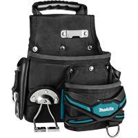 TH3 Roofer & General-Purpose Pouch, Multiple Tool Holder, Leather/Polyester/Polypropylene, 2 Pockets Pryde Industrial Inc.