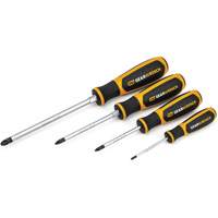 Pozidriv&reg; Dual Material Screwdriver Set, 4 Pcs. Pryde Industrial Inc.