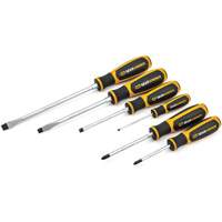 Phillips&reg;/Slotted Dual Material Screwdriver Set, 6 Pcs. Pryde Industrial Inc.