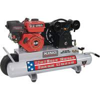 Compresseur d'air sur brouette, Essence, 10 gal. (12 gal. US), 150 PSI Pryde Industrial Inc.