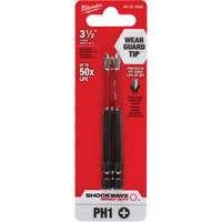 Embout de tournevis Shockwave Impact Duty, Phillips, Embout #1, Prise 1/4", Longueur 3-1/2" Pryde Industrial Inc.