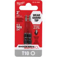 Shockwave Impact Duty Screwdriver Bit, Torx, T-10, 1/4" Drive Pryde Industrial Inc.