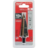 Foret &eacute;tag&eacute;, 7/8"/#9 - #9/1-1/8", Incr&eacute;ments de 1/32", Acier rapide au cobalt Pryde Industrial Inc.