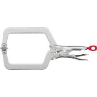 Pince-&eacute;tau en C &agrave; m&acirc;choires pivotantes Torque Lock, Longueur 9", Pinces serre-joints Pryde Industrial Inc.