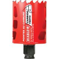 Scie cloche pour bois et m&eacute;tal, 2", Profondeur de la coupe 2-3/8", Carbure Pryde Industrial Inc.
