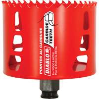 Scie cloche pour bois et m&eacute;tal, 3-1/2", Profondeur de la coupe 2-3/8", Carbure Pryde Industrial Inc.