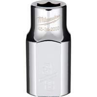 SAE Socket with Four Flat Sides, 3/8", 1/2" Drive, 6 Points Pryde Industrial Inc.