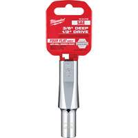 SAE Socket with Four Flat Sides, 3/8", 1/2" Drive, 6 Points, Deep Pryde Industrial Inc.