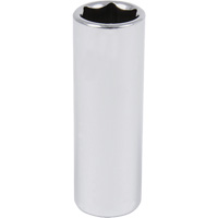 Douille chrom&eacute;e, 9/16", Prise 3/8", 6 pans, Profond Pryde Industrial Inc.