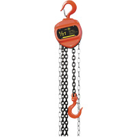VCH Series Chain Hoist, 20' Lift, 1100 lbs. (0.5 tons) Capacity, Heat-Treated Alloy Steel Chain Pryde Industrial Inc.